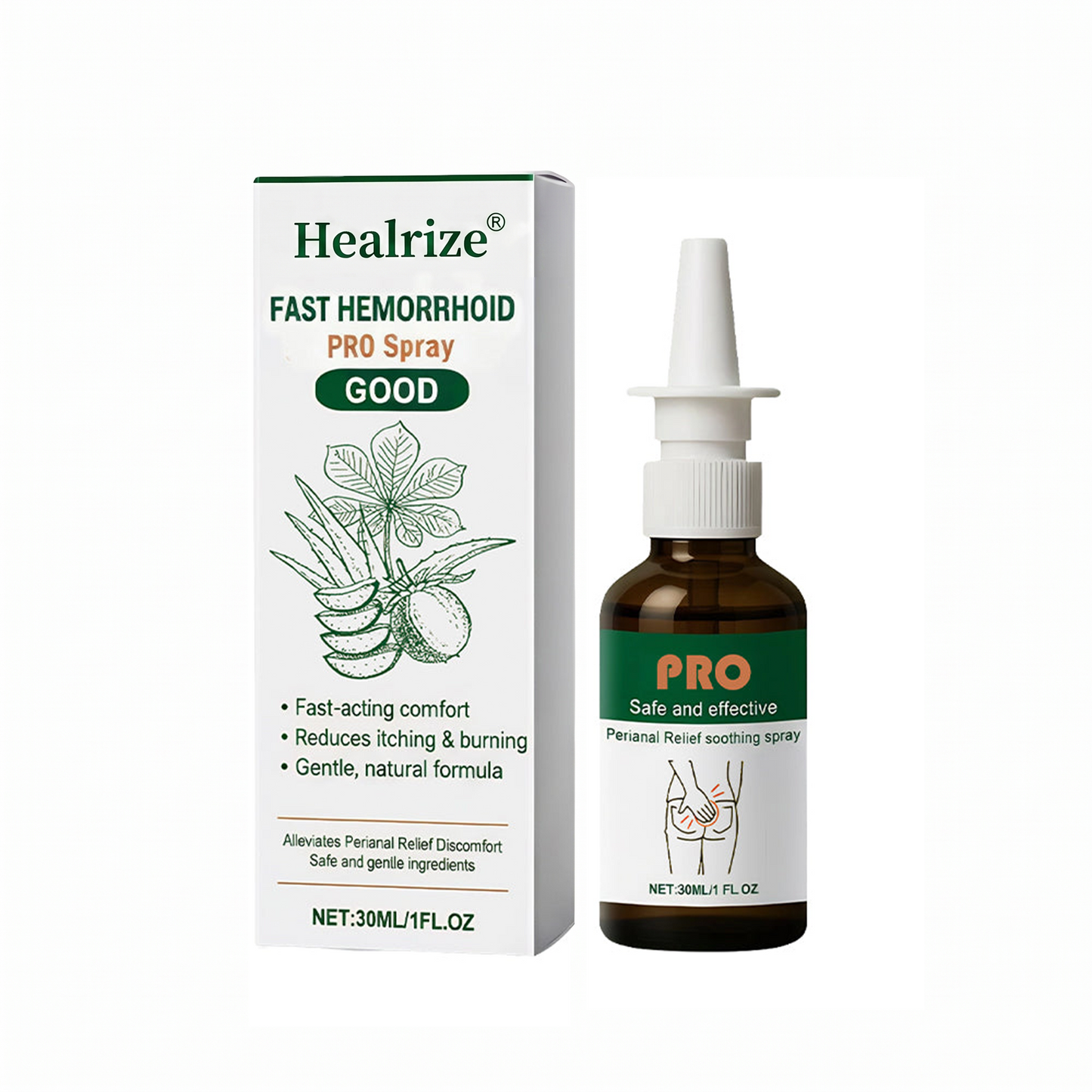 🔥Best Seller🔥Healrize® Fast Hemorrhoid PRO Spray-Stop Bleeding, Shrink Lumps, Instant Cool Comfort🎉Special limited-time discount