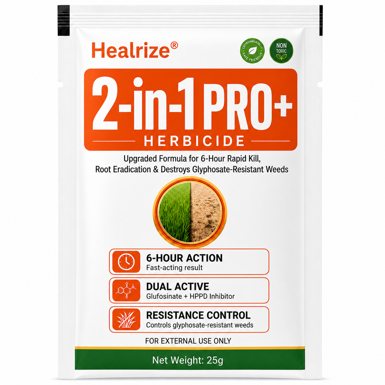 🎉Special limited-time discount🎉Healrize® Advanced 2-in-1 Pro+ Herbicide-Upgraded Formula for 6-Hour Rapid Kill, Root Eradication & Destroys Glyphosate-Resistant Weeds🔥Best Seller🔥