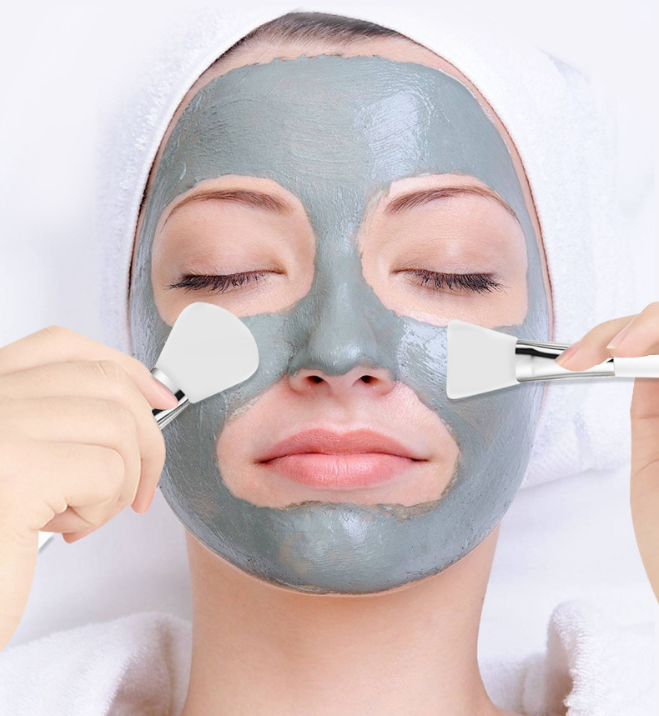 MCOIKY® Mini short face mask brush