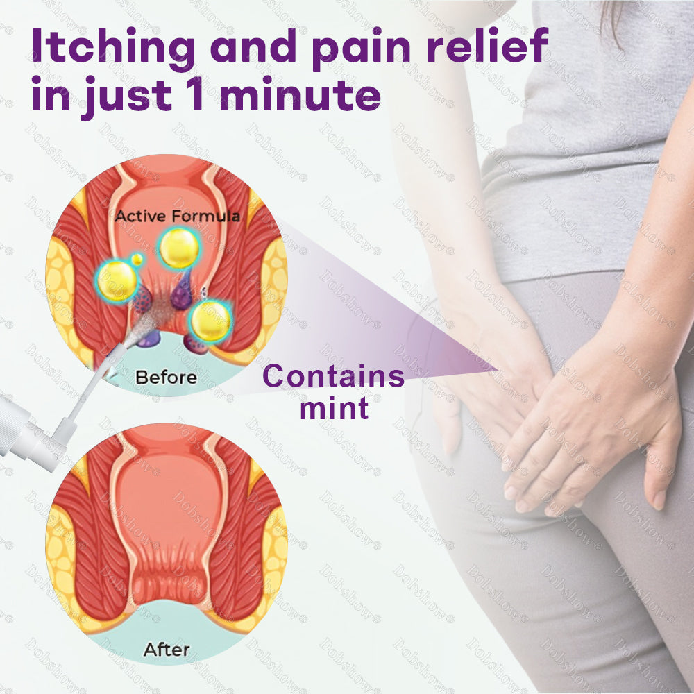 🔥Best Seller🔥Healrize® Bio-Aescin FastRelief Hemorrhoid Spray-Stop Bleeding, Shrink Lumps, Instant Cool Comfort🎉Special limited-time discount