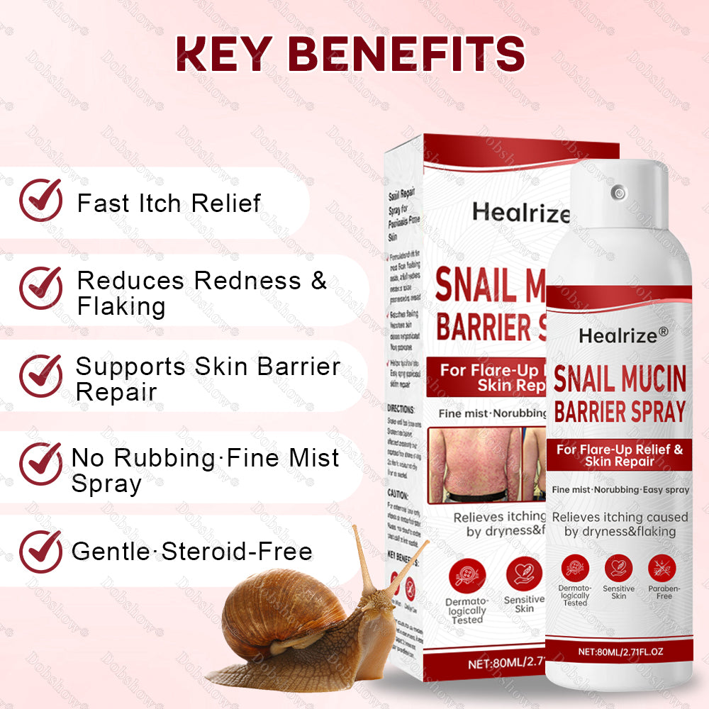 🔥Best Seller🔥Healrize® Snail Mucin Barrier Spray for Flare-Up Relief & Skin Repair🎉Special limited-time discount