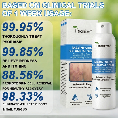 🎉Special limited-time discount | Healrize® Magnesium Botanical Spray – Advanced Skin Recovery for Psoriasis & Eczema | Rapid Soothing, Steroid-Free🚀Global Shipping