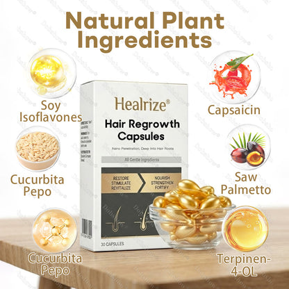 Best Seller🔥 Healrize® Hair Regrowth Capsules, Newly Upgraded,Nano Penetration, Deep into Hair Roots🎉𝙇𝙞𝙢𝙞𝙩𝙚𝙙-𝙏𝙞𝙢𝙚 𝙊𝙛𝙛𝙚𝙧