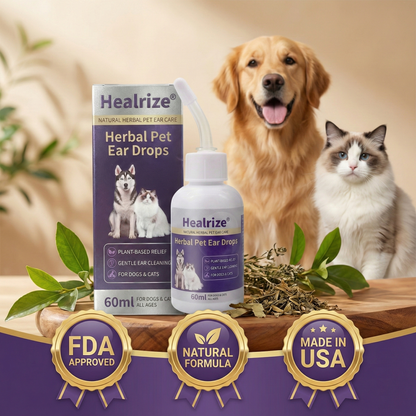 Healrize® Herbal Pet Ear Drops🌿