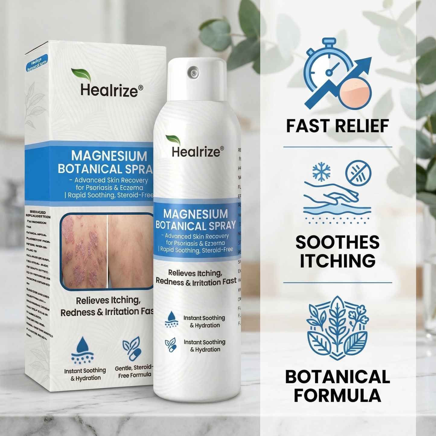🎉Special limited-time discount | Healrize® Magnesium Botanical Spray – Advanced Skin Recovery for Psoriasis & Eczema | Rapid Soothing, Steroid-Free🚀Global Shipping