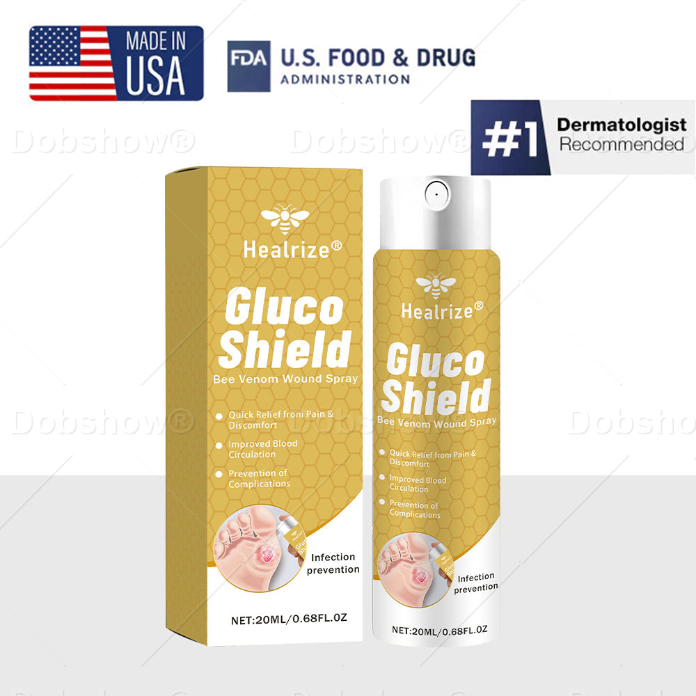 Best Seller🔥 Healrize® GlucoShield Bee Venom Wound Spray-Supports diabetic foot care & speeds up wound recovery 🎉Special limited-time discount
