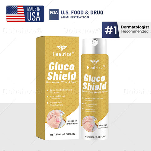 Best Seller🔥 Healrize® GlucoShield Bee Venom Wound Spray-Supports diabetic foot care & speeds up wound recovery 🎉Special limited-time discount