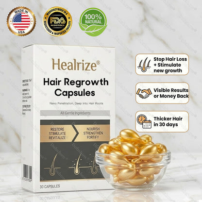 Best Seller🔥 Healrize® Hair Regrowth Capsules, Newly Upgraded,Nano Penetration, Deep into Hair Roots🎉𝙇𝙞𝙢𝙞𝙩𝙚𝙙-𝙏𝙞𝙢𝙚 𝙊𝙛𝙛𝙚𝙧