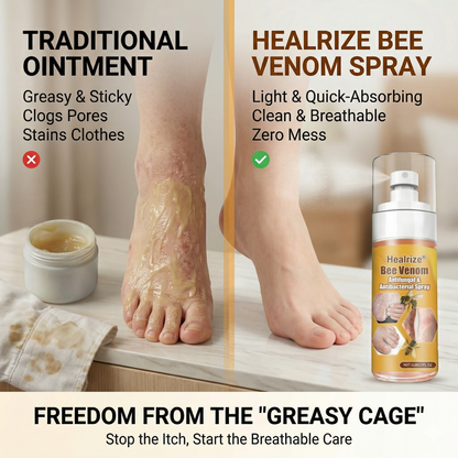 🔥Best Seller🔥Healrize® Bee Venom Antifungal & Antibacterial Spray🎉Special limited-time discount