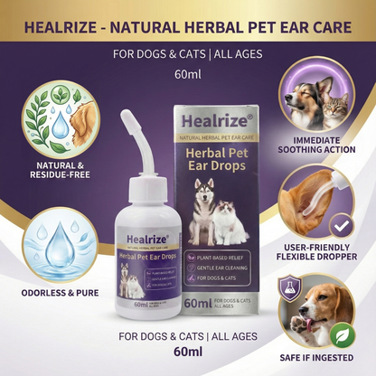 Healrize® Herbal Pet Ear Drops🌿