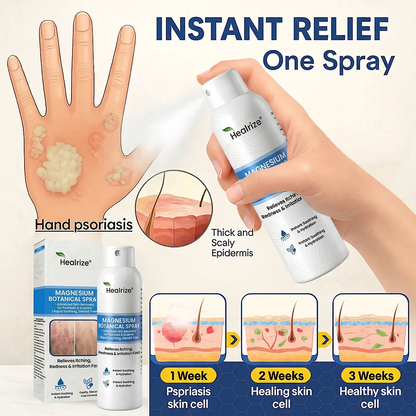 🎉Special limited-time discount | Healrize® Magnesium Botanical Spray – Advanced Skin Recovery for Psoriasis & Eczema | Rapid Soothing, Steroid-Free🚀Global Shipping