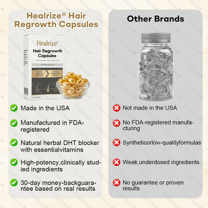 Best Seller🔥 Healrize® Hair Regrowth Capsules, Newly Upgraded,Nano Penetration, Deep into Hair Roots🎉𝙇𝙞𝙢𝙞𝙩𝙚𝙙-𝙏𝙞𝙢𝙚 𝙊𝙛𝙛𝙚𝙧