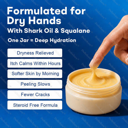 🏆𝐎𝐟𝐟𝐢𝐜𝐢𝐚𝐥 𝐔𝐒 𝐒𝐭𝐨𝐫𝐞-Dobshow® Shark Oil Hand Cream🦈✨Time-Limited Discount🎉