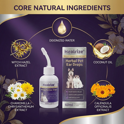 Healrize® Herbal Pet Ear Drops🌿