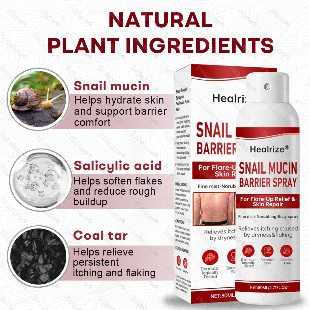 🔥Best Seller🔥Healrize® Snail Mucin Barrier Spray for Flare-Up Relief & Skin Repair🎉Special limited-time discount
