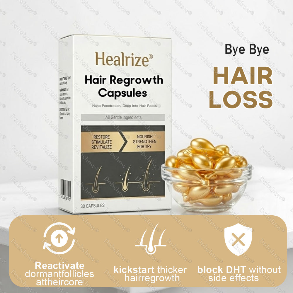 Best Seller🔥 Healrize® Hair Regrowth Capsules, Newly Upgraded,Nano Penetration, Deep into Hair Roots🎉𝙇𝙞𝙢𝙞𝙩𝙚𝙙-𝙏𝙞𝙢𝙚 𝙊𝙛𝙛𝙚𝙧