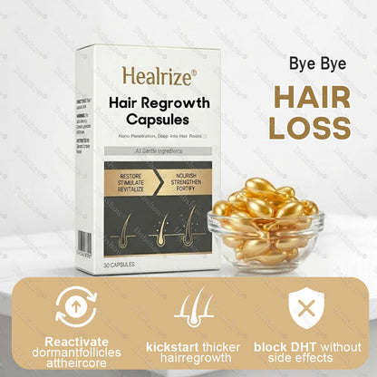 Best Seller🔥 Healrize® Hair Regrowth Capsules, Newly Upgraded,Nano Penetration, Deep into Hair Roots🎉𝙇𝙞𝙢𝙞𝙩𝙚𝙙-𝙏𝙞𝙢𝙚 𝙊𝙛𝙛𝙚𝙧
