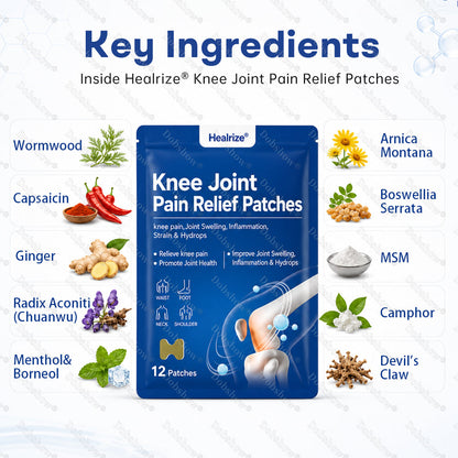 Healrize® Knee Joint Pain Relief Patches