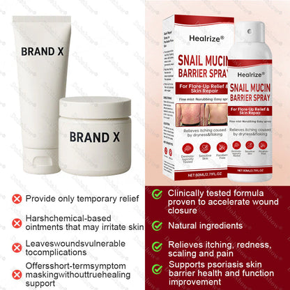 🔥Best Seller🔥Healrize® Snail Mucin Barrier Spray for Flare-Up Relief & Skin Repair🎉Special limited-time discount
