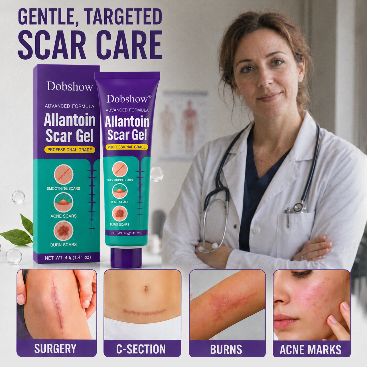 Dobshow® Allantoin Scar Gel- limited-time discount